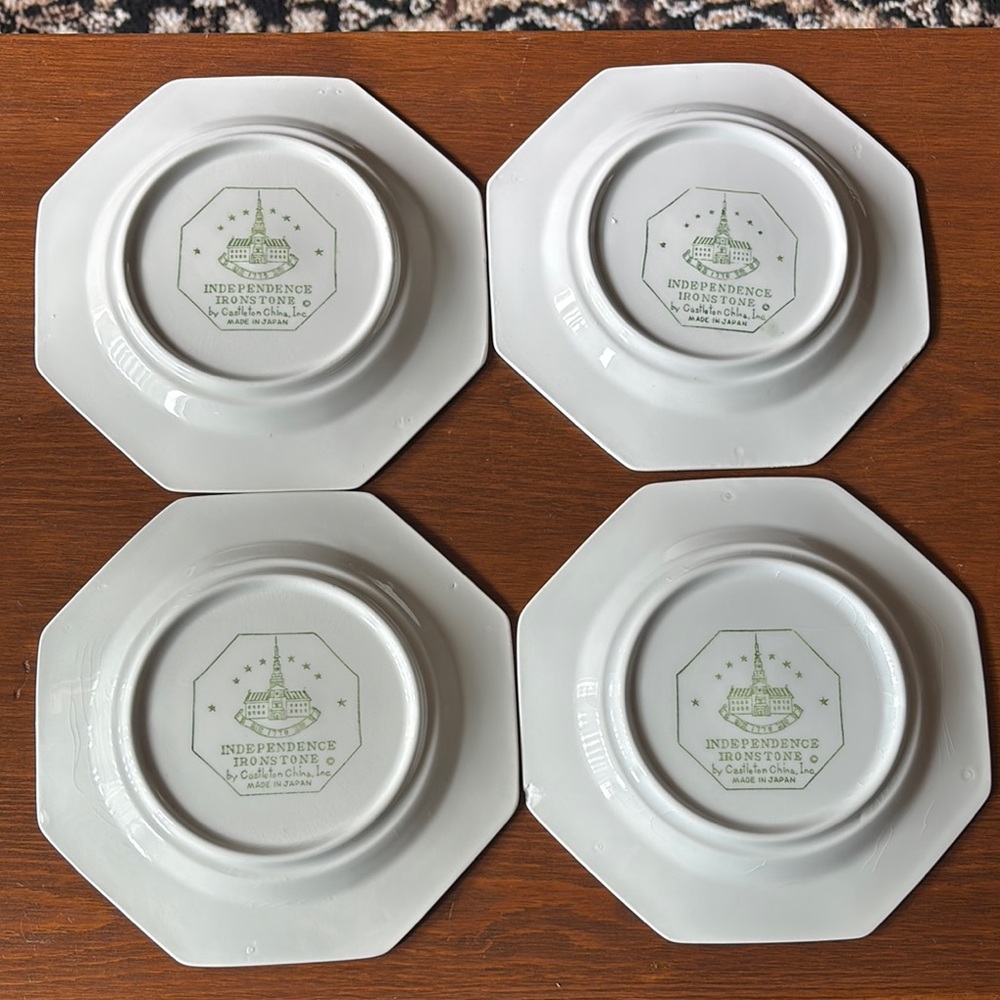 Green Ivy Pattern Plate - Picture 4 of 8